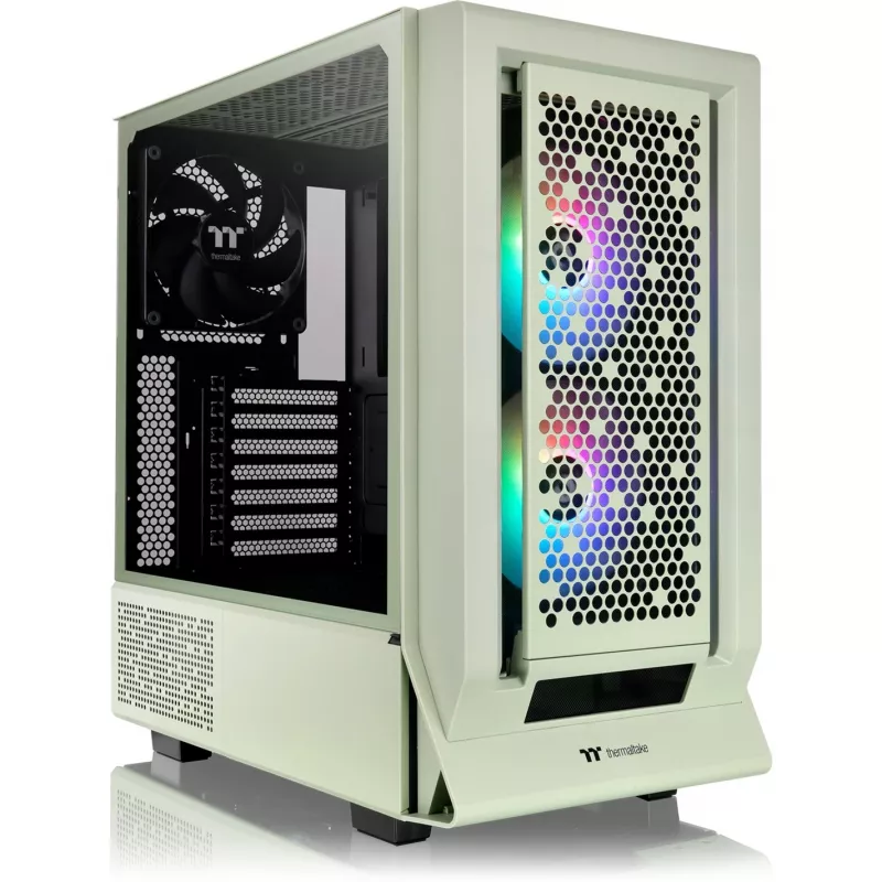 Ceres 350 MX , Tower-Enclosure Light Green, Tempered Glass x 2