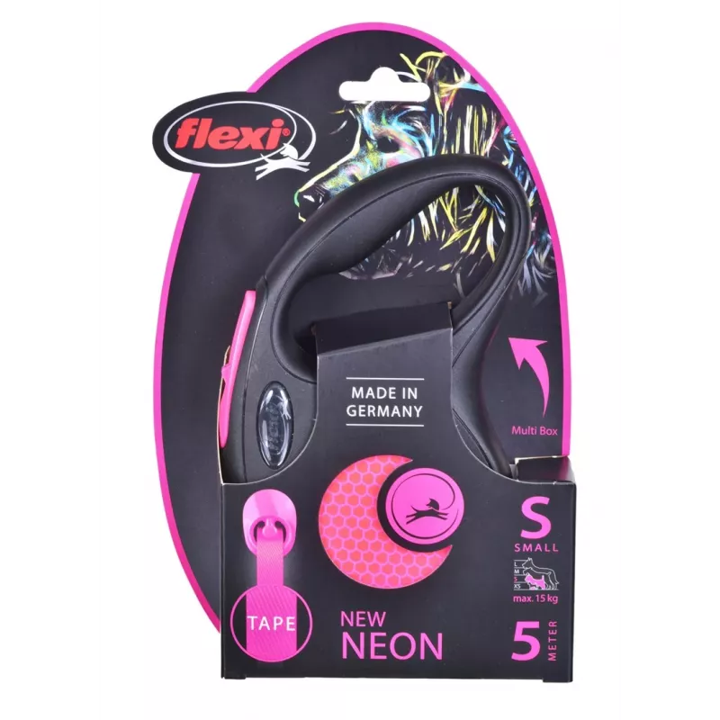 Flexi New Neon S 5 m Dog Retractable lead