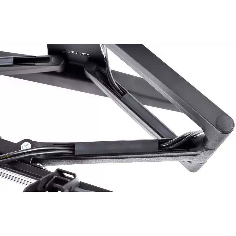 Edbak VSM654 rotary wall mount arm, 65-86 inch, 45 kg, black