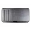 Electric Table Grill Rommelsbacher BBQ 2003 — 1900 W, 50×25 cm, ribbed + Teppanyaki, adjustable thermostat, silver/black