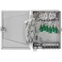 Surface-mount distribution box Rutenbeck APL 12×LC-D OS2 APC, light grey RAL 7035