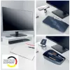 Monitor mount LEITZ Freestanding 64340001 — desk stand for 61 cm (24 inch) screens, 20 kg capacity, height adjustable, white
