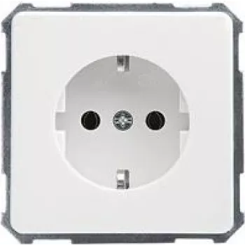 Schneider Electric GmbH Socket Outlet 16A ohne Kralle pure white (225054)