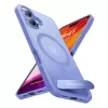 Protective phone case Torras Pstand Series for iPhone 16 — Blue, slim-fit with integrated stand