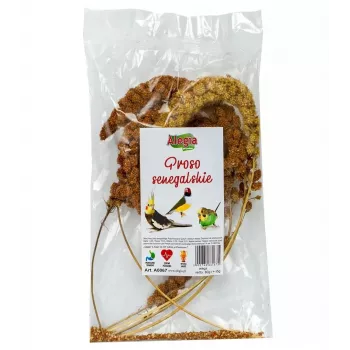 Treat for birds and rodents Alegia Senegalese Millet mix, cereal flavor, 80 g sack