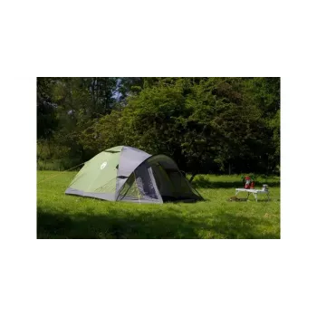 Dome Tent Coleman Darwin 3+ 3 persons Grey Khaki Hard Frame