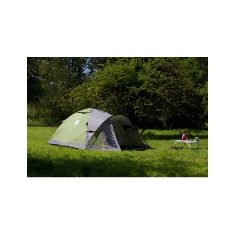 Dome Tent Coleman Darwin 3+ 3 persons Grey Khaki Hard Frame