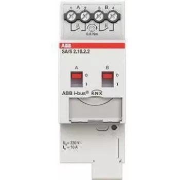 ABB Stotz S&J switching actuator 2-way, 10A, REG SA/S2.10.2.2 (2CDG110257R0011)