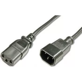 Power Cable e+p SW 15 Black 2 m C14 CEE7/14