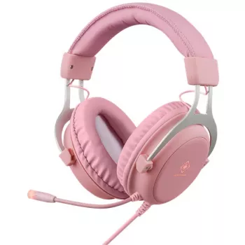 Deltaco GAM-030-P Headphones and Headset Wired Headband Gaming USB Type-A Pink (GAM-030-P)