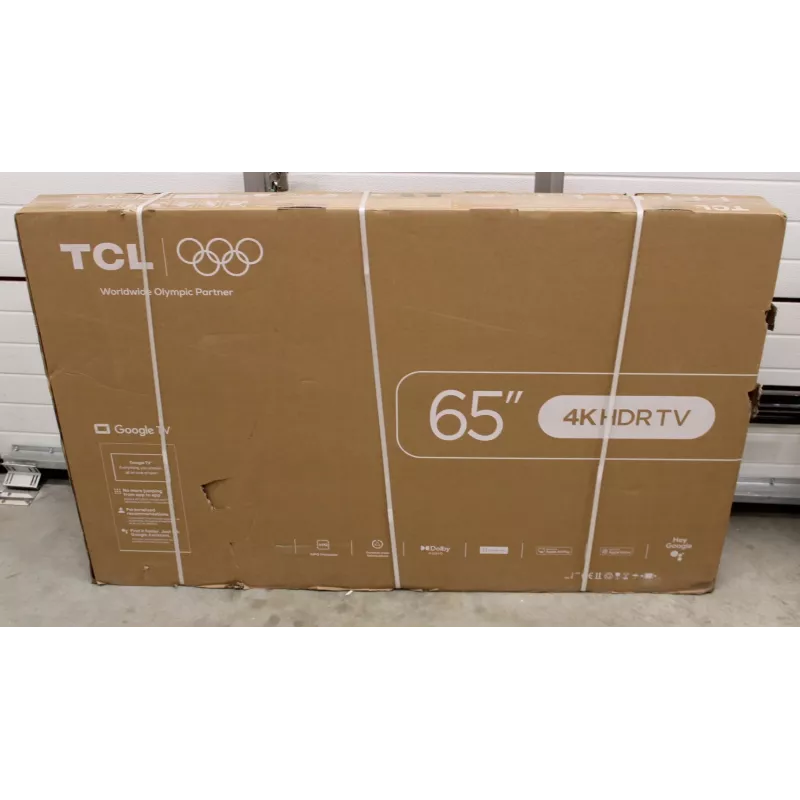 TCL 65V6C 65-inch LED 4K Smart TV with Google TV — 65 inch (damaged packaging)