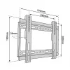 TB TV Wall Mount up to 42 40kg Max VESA 200 (AJTBXT4240FI250)