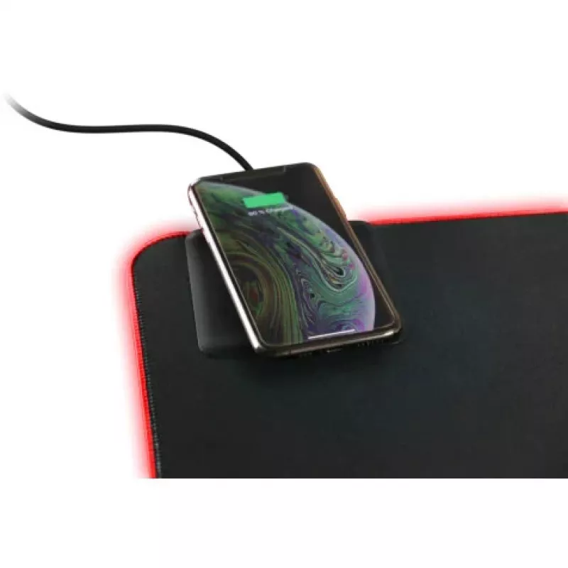 Deltaco GAM-092 - Black - Monochrome - Neopren - USB - Gaming Mouse Pad