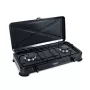 Tabletop gas hob PROMIS KG200C — 2-zone black gas cooker (outdoor use, no reducer)