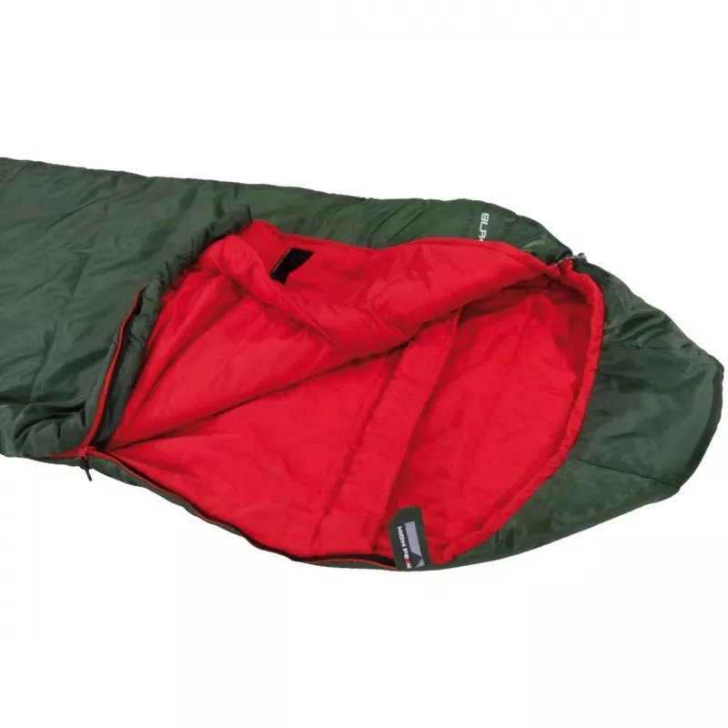 mummy sleeping bag Black Arrow ECO (Dark Green/Red)