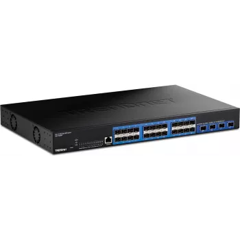 TRENDnet 28-Port Layer 2 Managed SFP Switch with 10G SFP+