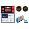 Ink cartridge ActiveJet AH-655CR compatible for HP, Cyan, High (XL) yield, 12 ml, dye-based ink