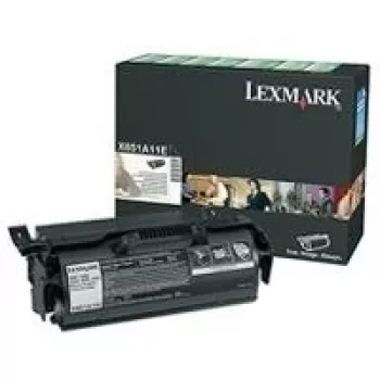 Lexmark Toner X651A11E - Black - Capacity: 7.000 Pages (X651A11E)