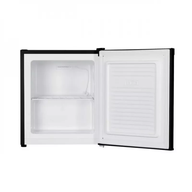 Chest freezer HEINRICH'S HGB 5088 SW DF — upright freezer, 33 L net capacity, 220–240 V, 50 Hz, 470×440×510 mm, black