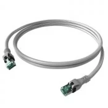 Sacon EasyLan DualBoot PushPull - Patch-Cable - RJ-45 (M) to RJ-45 (M) - 3 m - STP - CAT 6a - IEEE 802.5/IEEE 802.3 - Moulded - Grey (CPP1OAAAAA0030)