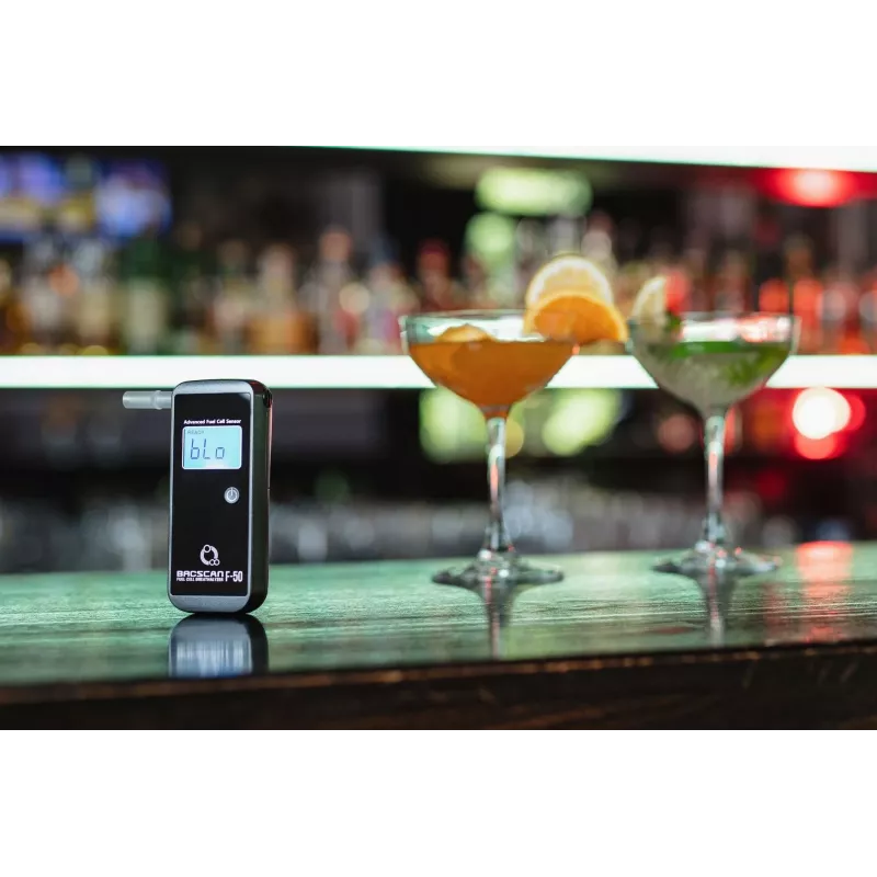BACscan F-50 alcohol tester 0 - 4% Black