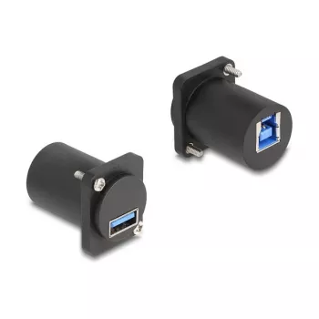 DeLOCK D-Type Module USB 5 Gbps Type-A female to Type-B female black