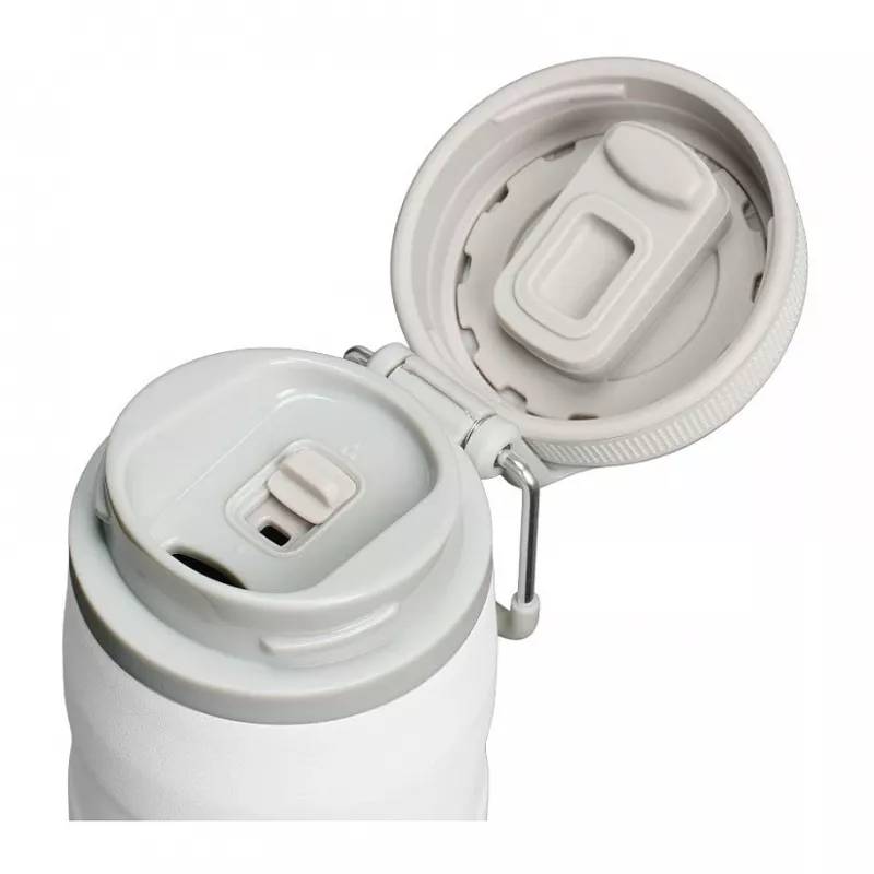 Thermal bottle STANLEY Iceflow Daily usage 470 ml, stainless steel, flip lid, white