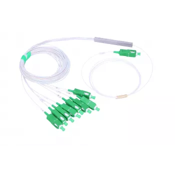 Cable splitter Extralink Splitter 1:8 PLC SC/APC 900um 1.5m Green White