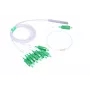 Cable splitter Extralink Splitter 1:8 PLC SC/APC 900um 1.5m Green White