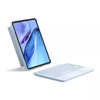 Keyboard Inateck KB04122 QWERTZ Bluetooth with touchpad, built-in 500 mAh battery, blue