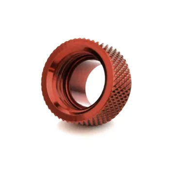 Computer cooling system part BitsPower BP-DBRWP-C40 — Brass red drain/rotation fitting