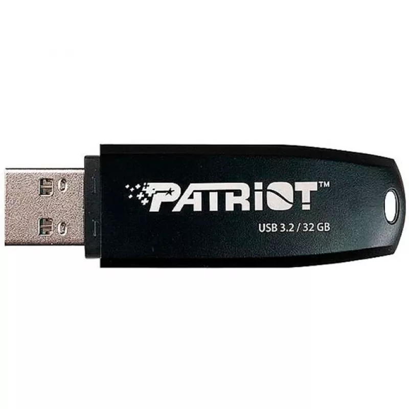 USB flash drive PATRIOT 32 GB USB Type-A 3.2 Gen 1 Black, 80 MB/s, pocket key ring