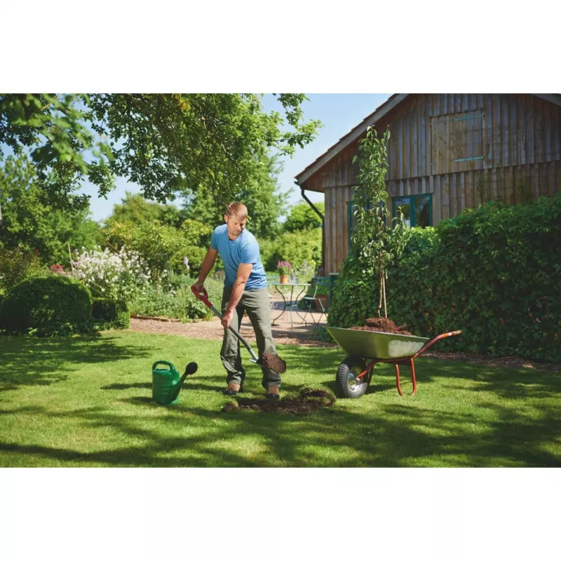 Spade WOLF-Garten ASP-D Steel Red 1230 mm