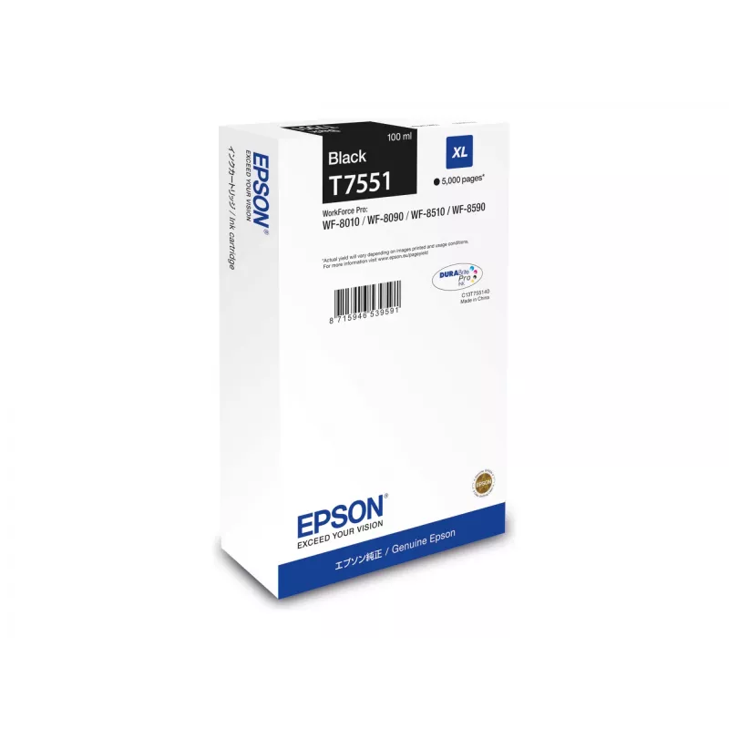 Epson C13T75514N ink cartridge 1 pc(s) Original High (XL) Yield Black