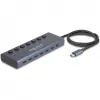 DeLOCK 63410 USB 3.2 Gen 1 Type-C Hub 5000 Mbit/s Blue