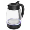 Lafe Essential XL CEG016 glass electric kettle, 2 L, 2200 W, black