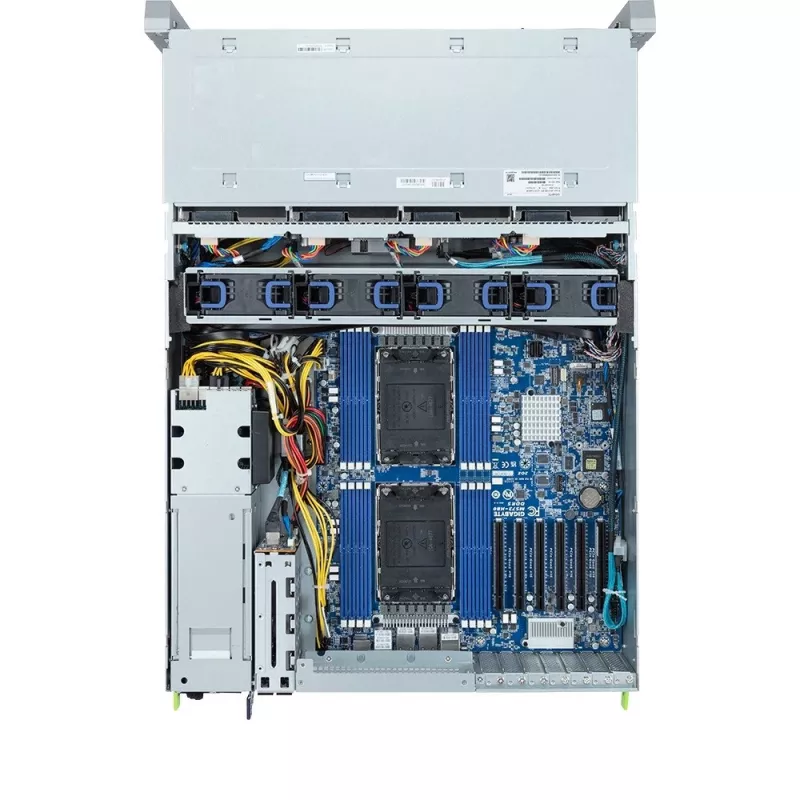 4U Rack Server GIGABYTE S453-S70-AAV1 — Dual-socket LGA4677, DDR5, 16 DIMM, 38x 2.5 inch/M.2, 1600W Redundant PSU (80 PLUS Titanium)