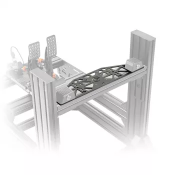 Mounting bracket Asetek SimSports 460×120×5 mm, steel, black