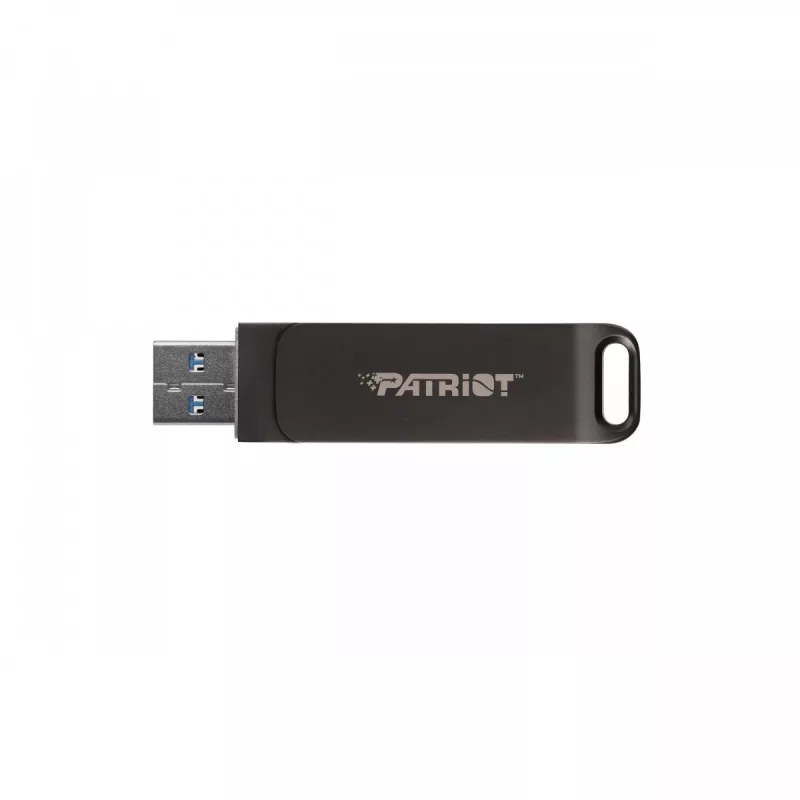 USB flash drive PATRIOT RAGE R550 128GB USB 3.2 (USB-A / USB-C), read 100 MB/s, swivel, black