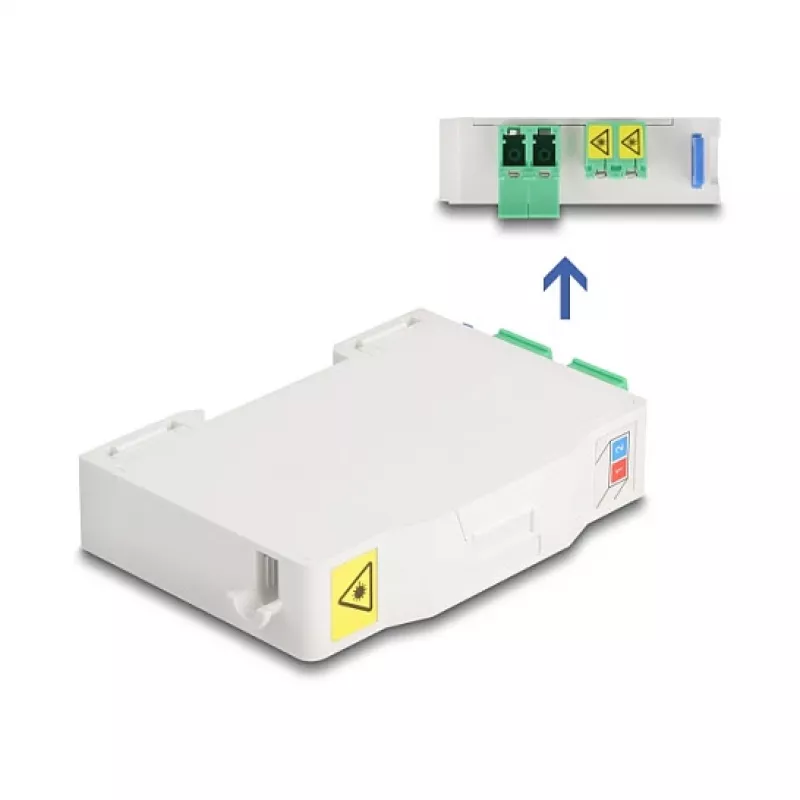 Network Cable DeLOCK Optical Fiber Connection Box 85936 LC Duplex White