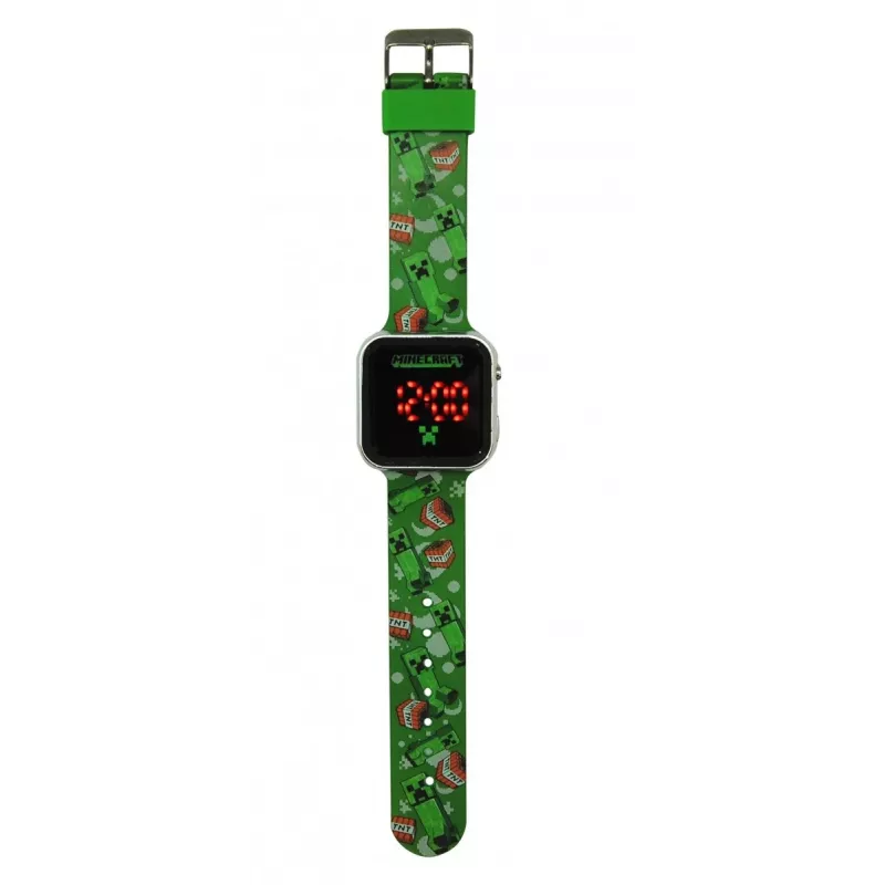Children's digital wristwatch Euroswan Minecraft LED model 065786