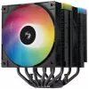 Air cooler DeepCool AG620 BK ARGB V2 — 120 mm dual-fan, 6 heat pipes, LGA 1700/AM4/AM5 support, black