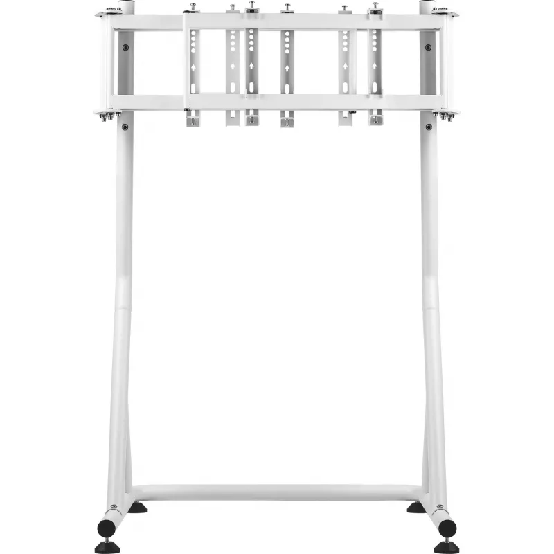 Triple Monitor Stand Snow, for Racing Simulator Cockpit GR500, Monitor Mount White, for monitors 32 - 55