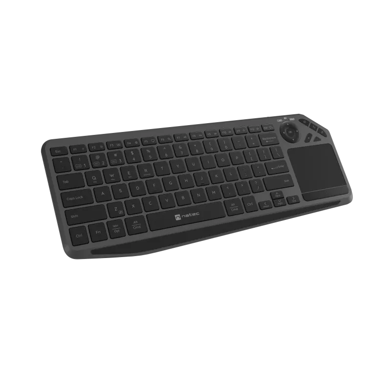 Natec Turbot 2 | Keyboard | Wireless | US | Bluetooth | Black/Gray