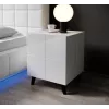 Cama bedside table REJA white gloss/white gloss