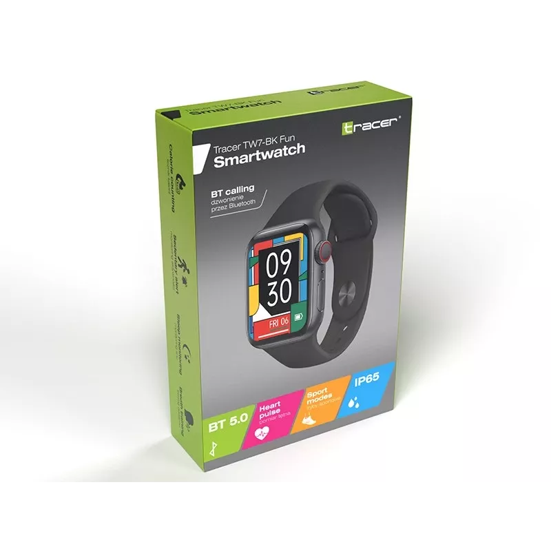 Digital Watch Tracer TW7 4.65 cm Black