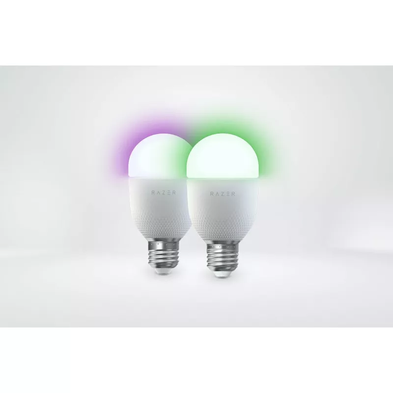Razer Aether Smart-Gluehbirne E27 - RGB-LED-Gluehbirne for Smart Homes (RZ43-04250200-R3GC)