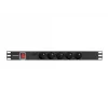 Lanberg PDU-05E-0200-IEC-BK power distribution unit (PDU) 5 AC outlet(s) 1U Black