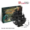 PUZZLE 3D Large set of pirate ships Queen Revenge
