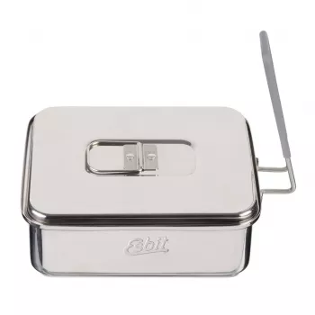 Camping cookware set ESBIT CS1100ST — aluminium and stainless steel, 1.1 L, 659 g, Black/Silver